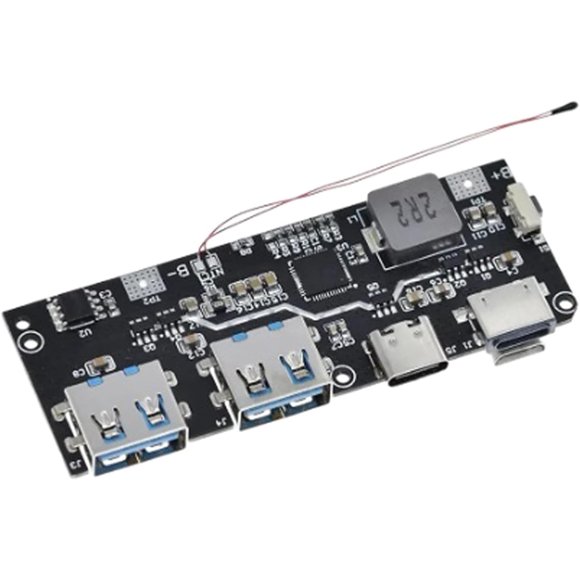 22.5W Bi Directional 5 USB Quick Charging Board Converter Suitable for Power Supply Module QC4 PD3.0 Input Output