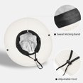 thumbnail image 6 of Minzimin 1Pcs Ponytail Sun Bucket Hats for Women UV Protection Foldable Mesh Wide Brim Hiking Beach Fishing Summer, 6 of 6