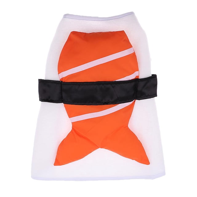 Disfraz de Mascota Yuyangstore Cachorro de Perro Halloween Traje de sushi Talla L