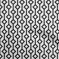 thumbnail image 1 of oneOone Georgette Viscose Black Fabric Geometric Craft Projects Decor Fabric Printed By The Yard 42 Inch Wide, 1 of 4