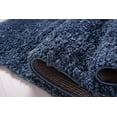 thumbnail image 3 of Ladole Rugs Solid Color Shaggy Meknes Durable Beautiful Turkish Indoor Area Rug Carpet in Blue, 4x6 (3'11" x 5'7", 120cm x 170cm), 3 of 5
