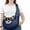 Navy Blue, variant on Pawaboo Dog Carrier Sling, Hand Free Dog Papoose with Adjustable Strap, Safety Leash for Puppies&Cats, Wider Shoulder Strap Pet Sling Bag (up to 12lbs, Black)
