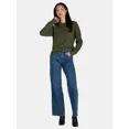 thumbnail image 2 of Time and Tru Women's and Women's Plus Mixed Stitch Sweater, Sizes XS-4X, 2 of 5