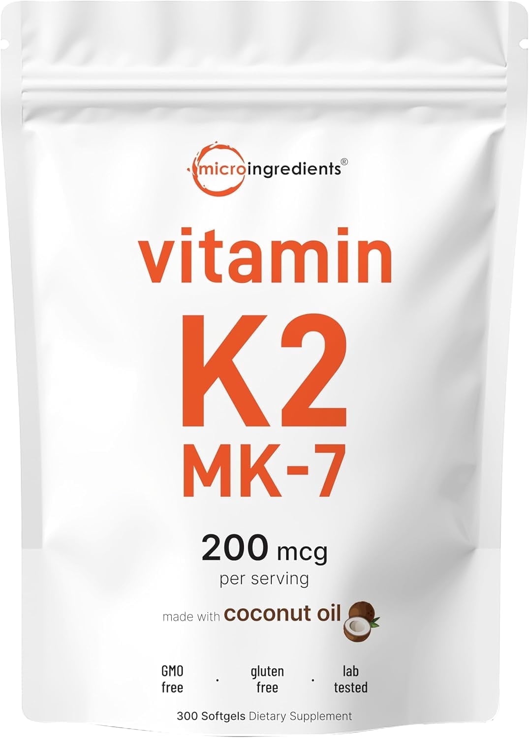 Ortho Molecular Vitamin K2 with D3 Capsules, Bone and Heart Health