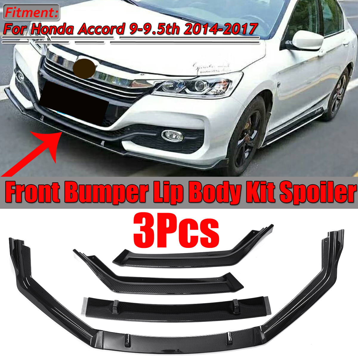 Back Row Air Outlet Vent Decor Carbon Fiber FOR Honda 9 9.5th Accord 2014-2017