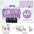 thumbnail image 5 of Gynky Travel Duffle Bag Set 2 Pack Weekender Bags for Women with Shoe Compartment Carry On Overnight Gym Duffel Bags with Wet Pocket Hospital Bags for Labor and Delivery, 5 of 9