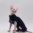 thumbnail image 2 of Hairless Cat Clothes Soft Warm Cat Hoodie for Sphynx Cats,Devon Rex, Cornish,Peterbald, 2 of 4