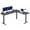 Black, variant on VIVO Black Electric 75" x 63" Corner Standing Desk, L-Shaped Workstation