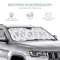 thumbnail image 2 of Bingfone Lavender Flowers Car Windshield Sunshade,Sun Foldable Sun Shield Sun Visor for Car - Medium, 2 of 8