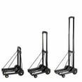 thumbnail image 3 of Liquidation! Sweet Home Farm Chariot à Main Pliant Universel 4 Roues Construction Solide Utilitaire pour Bagages Léger Compact Portable Pliable pour Bagages Taille Unique Noir, 3 of 7
