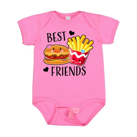 

Inktastic Best Friends Burger and Fries Gift Baby Boy or Baby Girl Bodysuit
