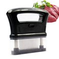 thumbnail image 3 of Ablandador de carne grande, ablandador de hoja de aguja ultra afilada de acero inoxidable para ablandar bistec, carne de res con cepillo de limpieza, accesorios de cocina para hornear durade, 3 of 5