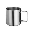 thumbnail image 1 of Yuarrent Vaso de agua portátil y plegable de acero inoxidable para acampar, duradero y resistente, ideal para acampar al aire libre, picnics y Kits de desorden para acampar 304--M (300 ml), 1 of 6