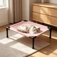 thumbnail image 3 of Elevated Pet Cot Bed for Cats & Small Dogs, Breathable Elevated Cat Bed with Anti-Slip Feet, Tool-Free Assembly, Waterproof Portable Pet Bed for Indoor Outdoor Use, 3 of 6