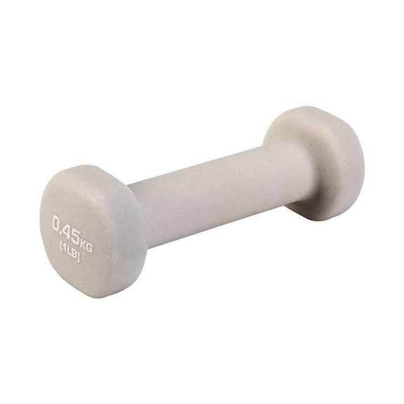 Mancuerna de Neopreno de 1lb Athletic Works WMW-502-1LB Blanco