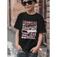 thumbnail image 3 of Mikrdoo Trendy Racing Car Print Casual Short Sleeve T-Shirts For Boys - Cool, Lightweight And Comfy Summer Streetwear (7-15Y,Black), 3 of 9