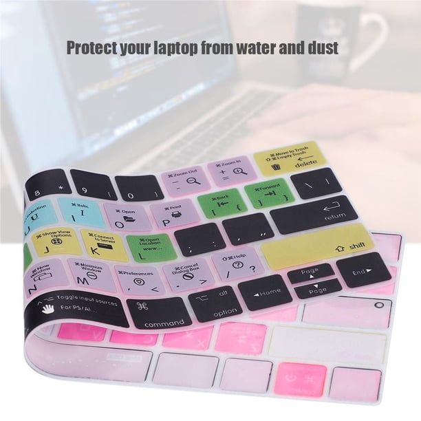 Cubierta De Teclado A Prueba De Polvo Película Protectora De Barra Táctil De 13/15 Pulgadas Para Macbook (Para Mac Osx) Methold EL006535-00