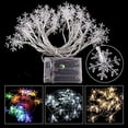 thumbnail image 5 of Led String Lights Snowflake Christmas Tree Xmas Party Battery Powered Fairy Light Decor (Warm White, 5M 50Leds), 5 of 10