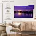 thumbnail image 5 of Elephant Stock View Across The Potomac Wall Art - Horizontal Canvas Wall Art - Living Room Wall Decor - Architecture Canvas - Gray And Purple Decor - 12" x 8", 5 of 8