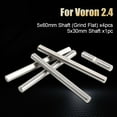thumbnail image 2 of Bearing Steel Rod D Type Shaft Grind Flat Linear Rail Round Length 30mm 60mm Diameter 5mm For Voron Motion Parts, 2 of 9