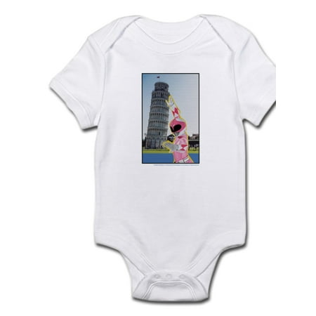 

CafePress - Power Rangers Pink Ranger At The Lea - Baby Light Bodysuit