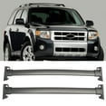 thumbnail image 3 of Ikon Motorsports Fits 08-12 Ford Escape OE Black Roof Racks Cross Bars Luggage Carrier Set 2PCS, 3 of 7
