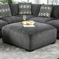 thumbnail image 7 of Contemporary Modular Sectional L-Shaped Left Chaise Sectional Gray Chenille Living Room Furniture Couch Sofa Lounge Guest, 7 of 7