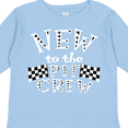 thumbnail image 4 of Inktastic New to the Pit Crew Racing Flags Boys or Girls Long Sleeve Toddler T-Shirt, 4 of 5