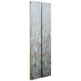 thumbnail image 4 of Empire Art Direct Cosmopolitan Textured Metallic Hand Painted Diptych Wall Art, 72" x 12" x 2", Ready to Hang, 4 of 5