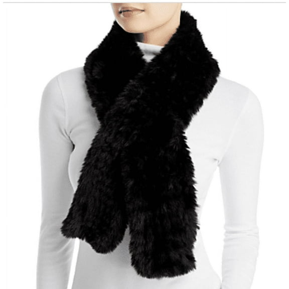 Surell Accessories Knit Scarf, Black