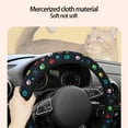 thumbnail image 6 of Paw Print Steering Wheel Cover for Women Men Dog or Cat Paw Print Cute Animal Pet Footprints Wheel Protector Case Auto Car Accessories Universal for Most Cars SUV Sedans Trucks (15 Inch), 6 of 6