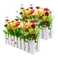 thumbnail image 3 of SPRING PARK Flower Pot Wooden Fence Hanging Garden Basket Planter Plant Boxes Home Decor, 3 of 7