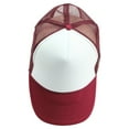 thumbnail image 3 of ImpecGear Unisex Adult Mesh Trucker Hats - Maroon/White - Pack of 2, 3 of 4