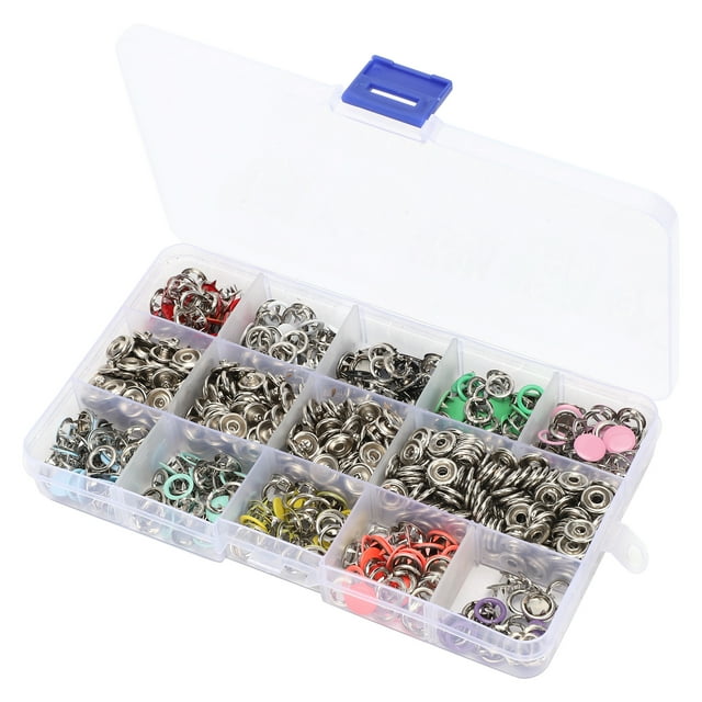 Kit de Boutons-Pression, 804 Pcs Kit de Boutons-Pression Boutons-Pression Design de Classe Mondiale