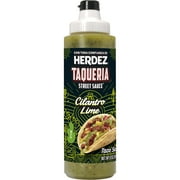 HERDEZ TAQUERIA STREET SAUCE Cilantro Lime Taco Sauce, 9 oz Bottle