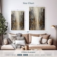 thumbnail image 3 of Elephant Stock Silver City Wall Art - Vertical Canvas Wall Art - Hallway Wall Decor - Abstract Canvas - Beige And Gold Decor By Osnat Tzadok - 24" x 36", 3 of 4
