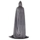 thumbnail image 5 of Yuarrent capa con capucha de Halloween capa larga de terciopelo disfraces de Halloween Cosplay mujeres hombres capa larga Kits de decoración para fiestas gris L, 5 of 6