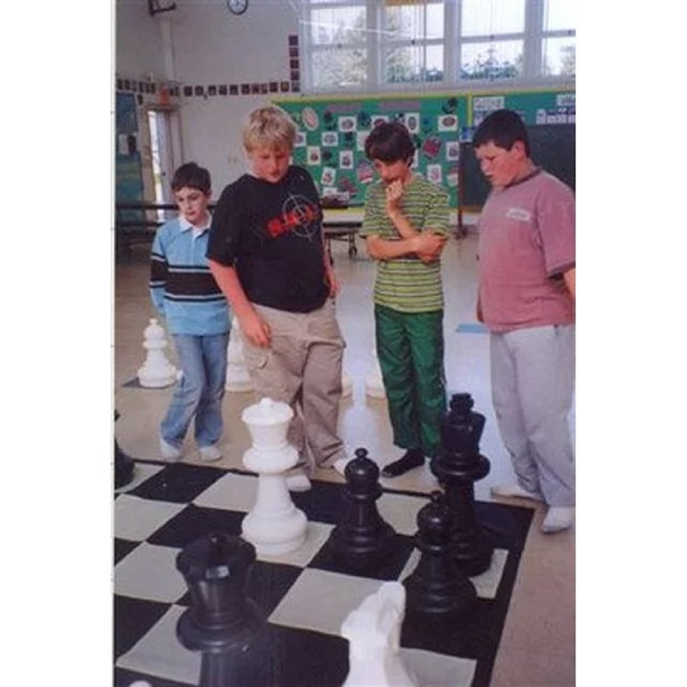 MegaChess Giant Games Mega Chess Sets with 25-inch King and Giant Chess Mat