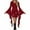 Wine#plus size velvet christmas dress, variant on Pxkloy Casual Christmas Dress for Women Bell Sleeve Round Neck Dress Xmas Tree Print Midi Dresses Bodycon Slim Fit Party Dress 2025 Red,S