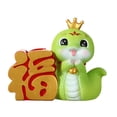 thumbnail image 2 of onlyliua Buscador de Regalos Arreglo Floral con Forma de Serpiente Dorada, Pequeño Adorno, Año Nuevo de La Serpiente, Manualidades, Decoración Del Hogar, Juguetes Del Tesoro de La Serpiente, 2 of 7