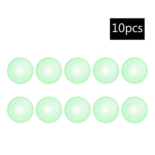 Almohadilla anticolisión de 10 Uds.pegatinas antichoque para cierre de puerta de coche (luminosas)