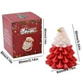 thumbnail image 3 of Fmbmuo Christmas Tree Scented Candle Container Candles Wax Single Art Deco for Christmas Decorations, 3 of 3