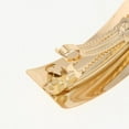 thumbnail image 6 of Stylish Automatic Curved French Barrette Metal Hair Clip Hairpins Ponytail Holder for Women Headwear - Gold, 8.5cm, 6 of 7