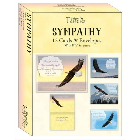 Card-Boxed-Sympathy-Eagles (Pack Of 12)