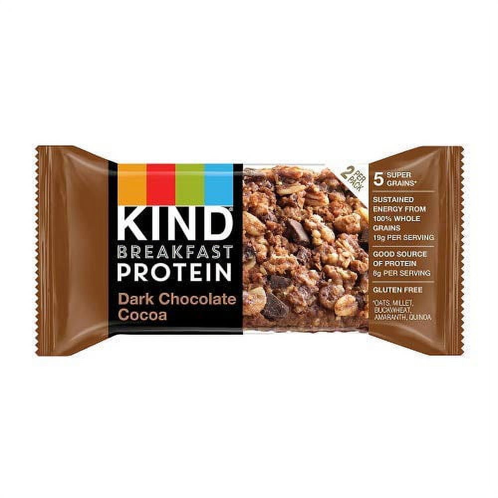 Kind Breakfast Bars Variety 6 Flavors, Dark Chocolate, Blueberry Almond, Honey Oat, Peanut Butter, Almond Butter,Peanut Butter Dark Chocolate 12 Pack