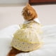 thumbnail image 5 of Mascota Vestido de encaje hasta el perro y el gato vestido de noche impreso hermoso lindo perro vestido de sol Adecuado para perros pequeños, 5 of 6