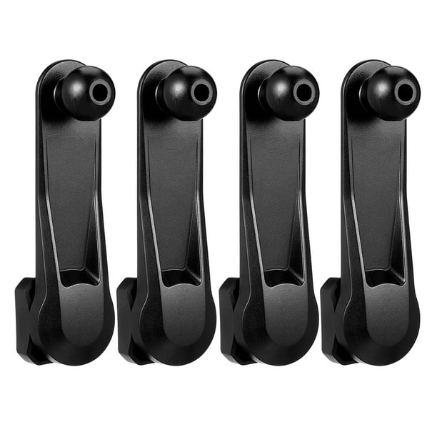 unbranded 4Ud Soporte Para Teléfono En Auto Con Extensible Y Rotación 360 Para Rejilla De Aire Negro