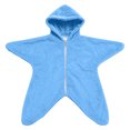 thumbnail image 6 of Loyni 0-3 Months Starfish Shape Thick Baby Sleep Sack Soft Warm Newborn Swaddle Wrap Cozy Infant Wearable Blanket for Indoor & Outdoor Use, 6 of 7