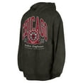 thumbnail image 2 of Unisex New Era  Charcoal Chicago Bulls Oversized Essentials Pigment Wash Fleece Pullover Hoodie, 2 of 3