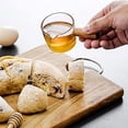 thumbnail image 2 of 2PCS Transparent Glass Creamer with Wooden Handle, Mini Coffee Milk Creamer Pitcher. 50Ml, 2 of 5